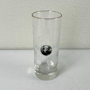 Jack Daniels High Ball Glass Tennessee Whiskey Tall Silver Rim Sour Mash